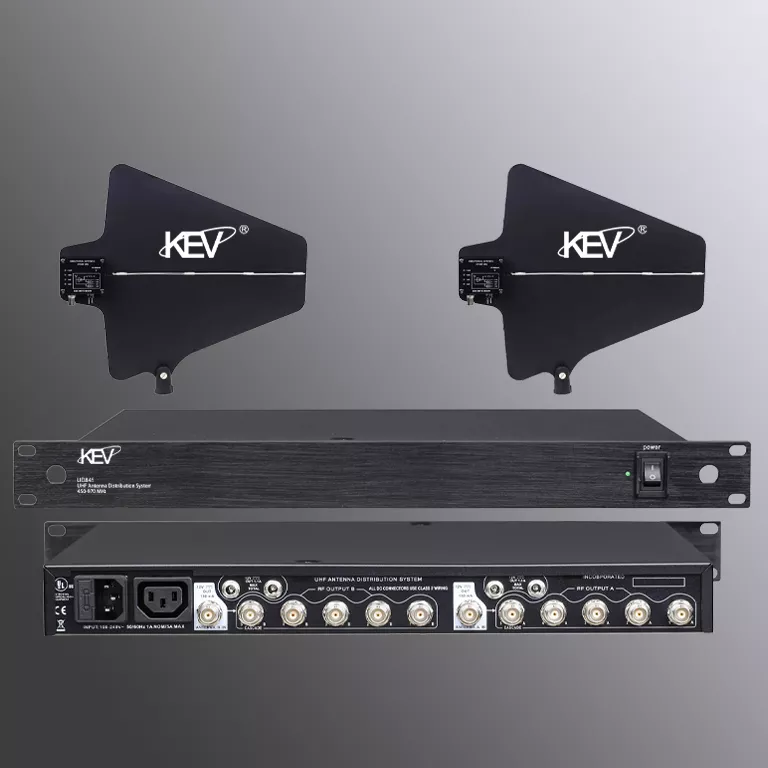 【UD845+A75】10 Channels Distributor & 24db Gain Antennas